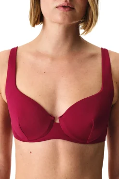 Top de biquíni Evelyn com aro
