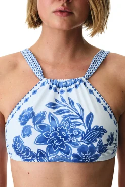 Top de biquíni Giana halter