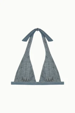 Top de biquíni halter lúrex