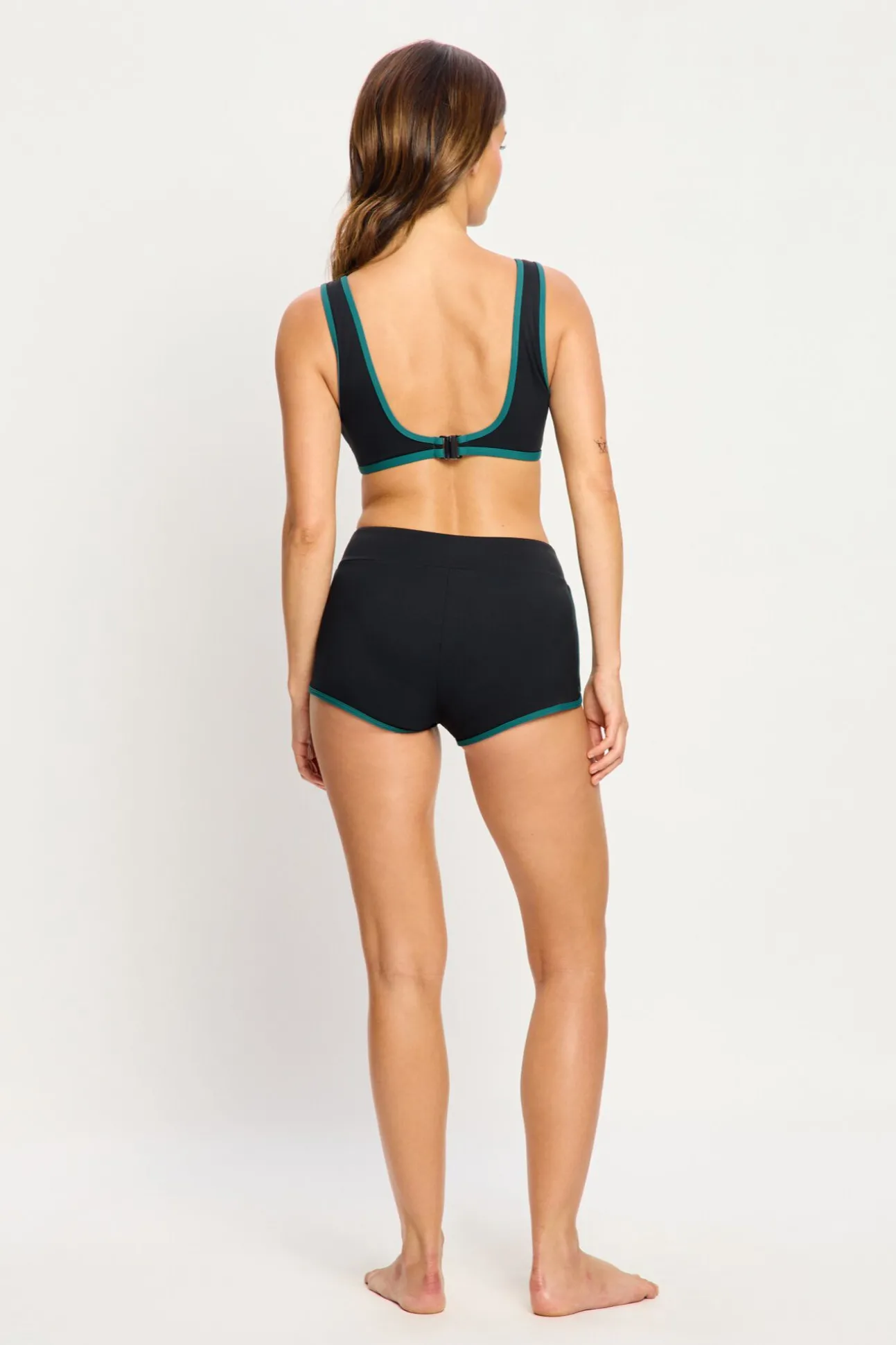 Top de biquíni Puma preto