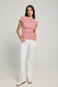 Top de estampado vichy