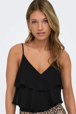 Top de folhos