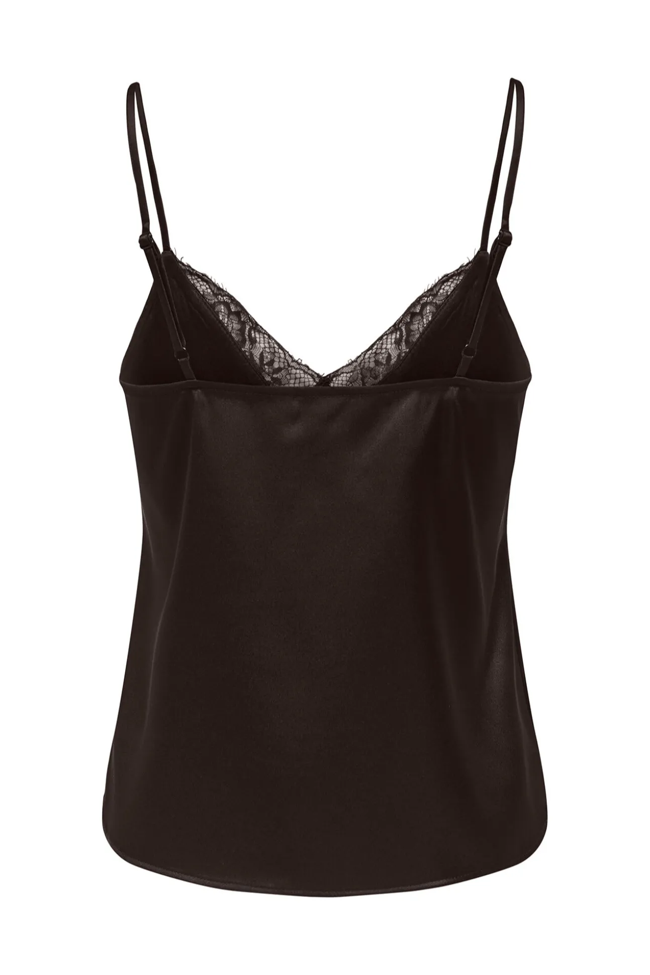 Top de lingerie acetinado