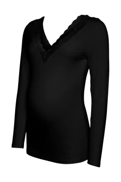 Top de malha para maternity