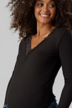 Top de malha para maternity