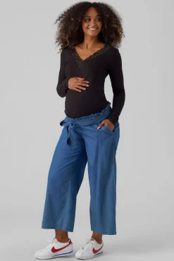 Top de malha para maternity