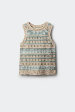 Top de malha para menina