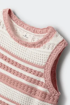 Top de malha para menina