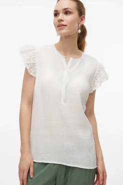 Top de manga corta maternity y lactancia