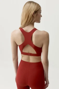 Top desportivo Brone vermelho