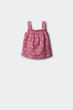 Top estampado menina