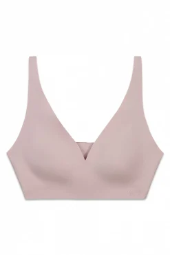 Top halter liso corte limpo rosa