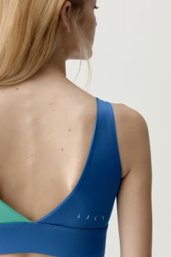Top Kate desportivo azul/turquesa