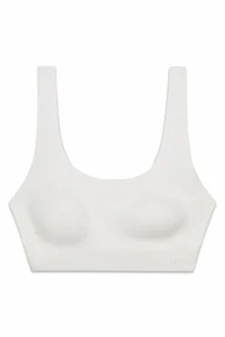 Top liso clean cut em microfibra branco