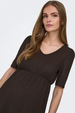 Top manga curta maternity