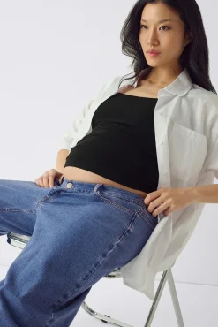 Top sem costuras sem mangas maternity
