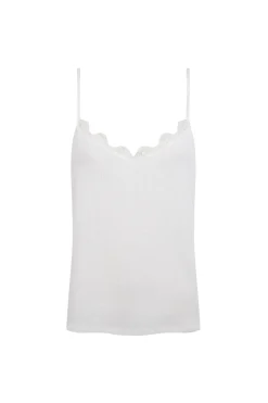 Top tirantes detalle blonda