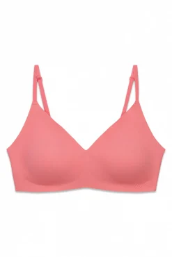 Top triangular liso clean cut coral