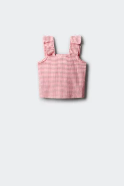 Top vichy menina