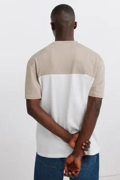 T-shirt bloco de cor