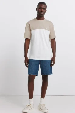 T-shirt bloco de cor