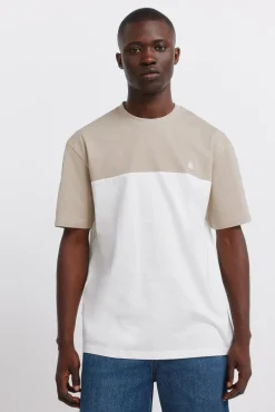 T-shirt bloco de cor