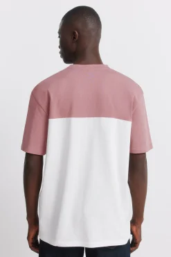 T-shirt bloco de cor