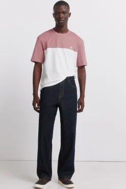 T-shirt bloco de cor