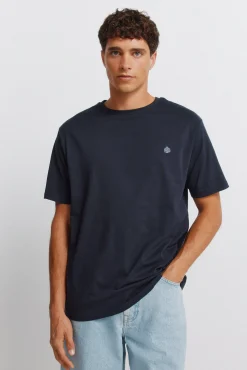 T-shirt básica com logo Springfield