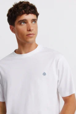 T-shirt básica com logo Springfield
