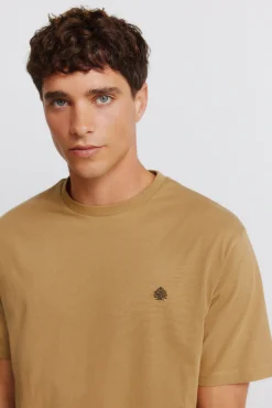 T-shirt básica com logo Springfield