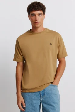 T-shirt básica com logo Springfield