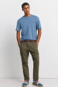 T-shirt básica em viscose