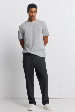 T-shirt básica em viscose