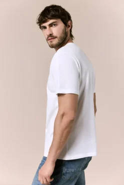 T-shirt básica lavada
