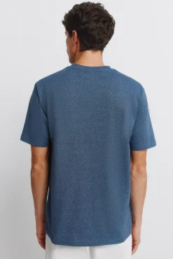 T-shirt básica microrrisca