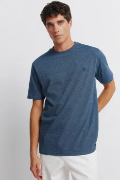 T-shirt básica microrrisca