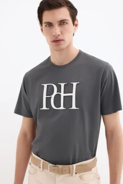 T-shirt com logo grande