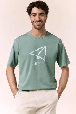 T-shirt com logo grande