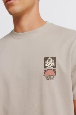 T-shirt com logo Springfield collage