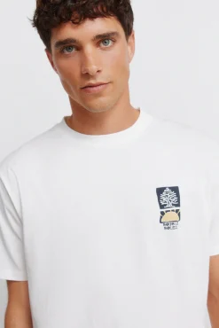 T-shirt com logo Springfield collage