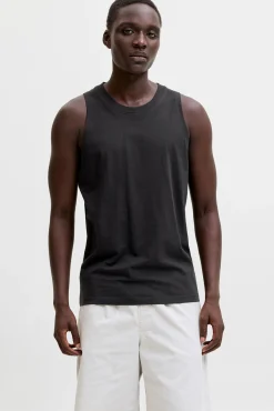 T-shirt de alças com estampado nas costas