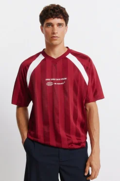 T-shirt de futebol com peças