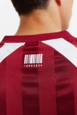 T-shirt de futebol com peças