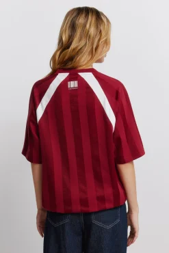 T-shirt de futebol com peças
