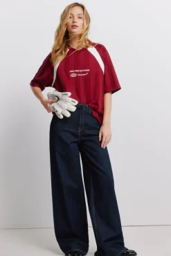 T-shirt de futebol com peças