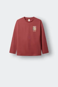 T-shirt de manga comprida Japão Bicicleta criança