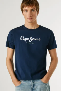 T-shirt de manga curta com logo