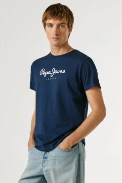 T-shirt de manga curta com logo