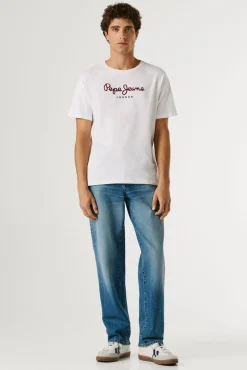 T-shirt de manga curta com logo